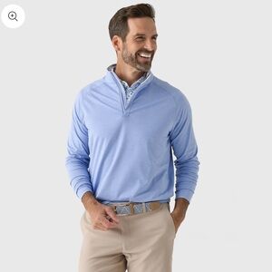 Peter Millar Crown Crafted Stealth Quarter Zip Pullover